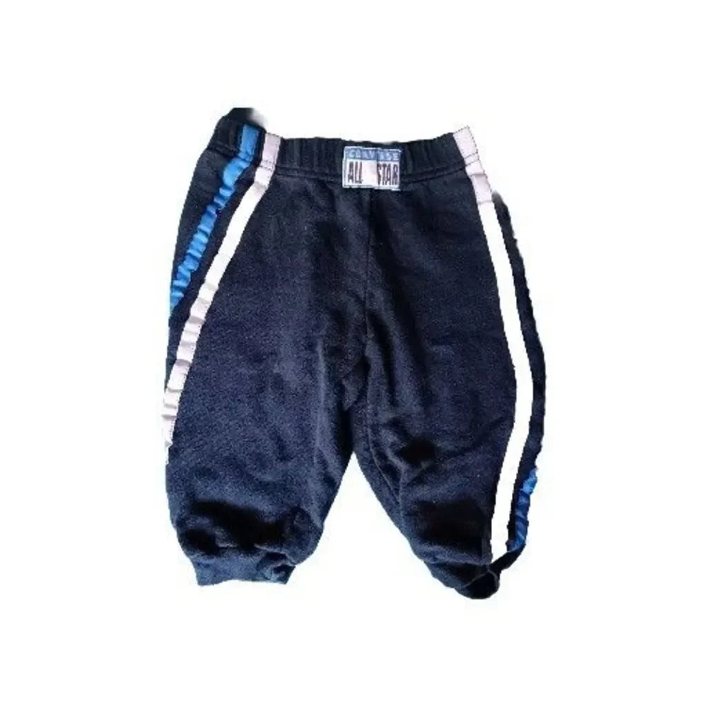 pants Vintage 18 Months Boys Converse Blue Sweatpants With Side Stripe